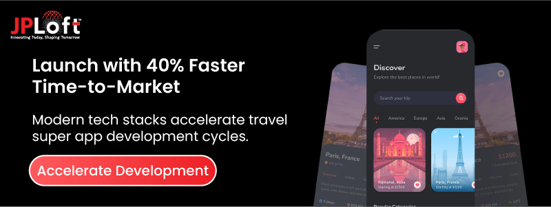 Modern tech stacks accelerate travel super app development cycles